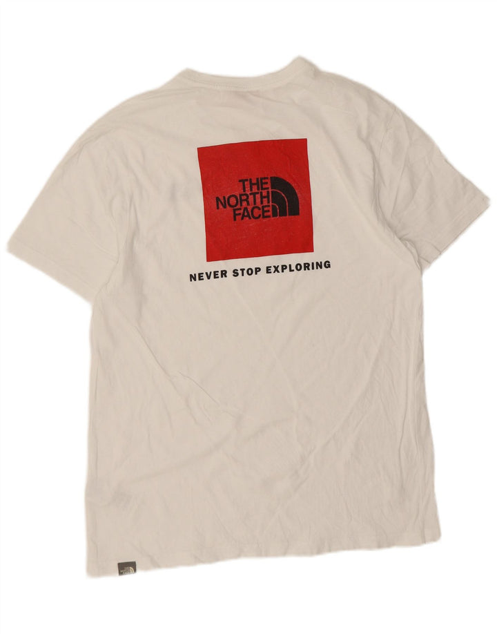 T-shirt grafica da uomo The North Face Top in cotone bianco medio