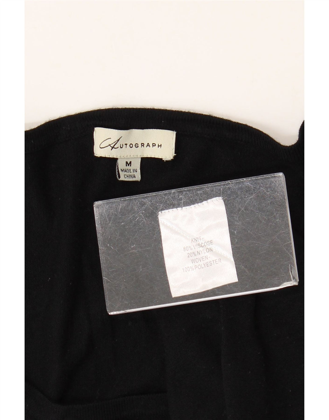 Marks & Spencer Womens Autograph Blouse Top UK 14 Medium Black Colourblock