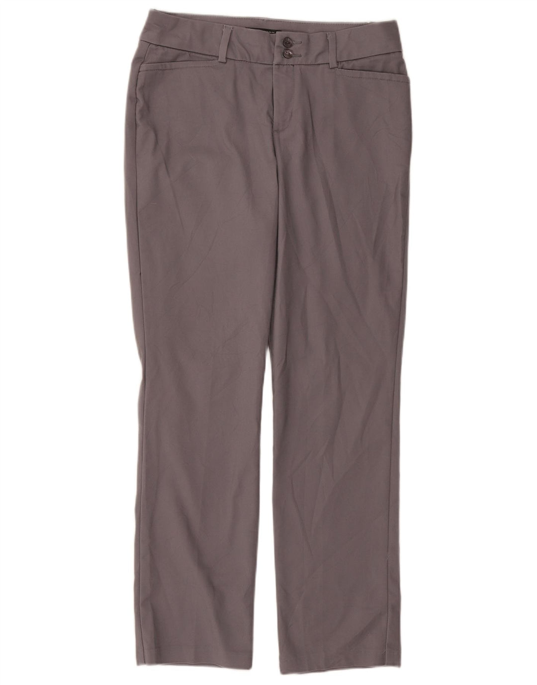LEE Womens Mid Rise Regular Fit Casual Trousers US 8 Medium W30 L30 Grey
