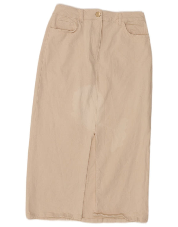 Phase Eight Damen Jeansrock UK 10 Small W28 Off White Cotton