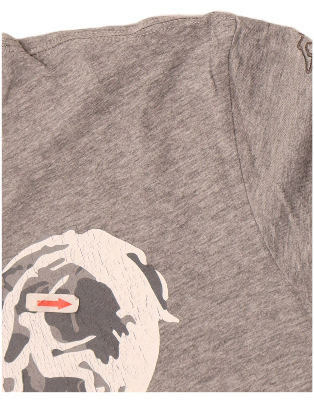 Kappa Mens Graphic T-Shirt Top Large Grey