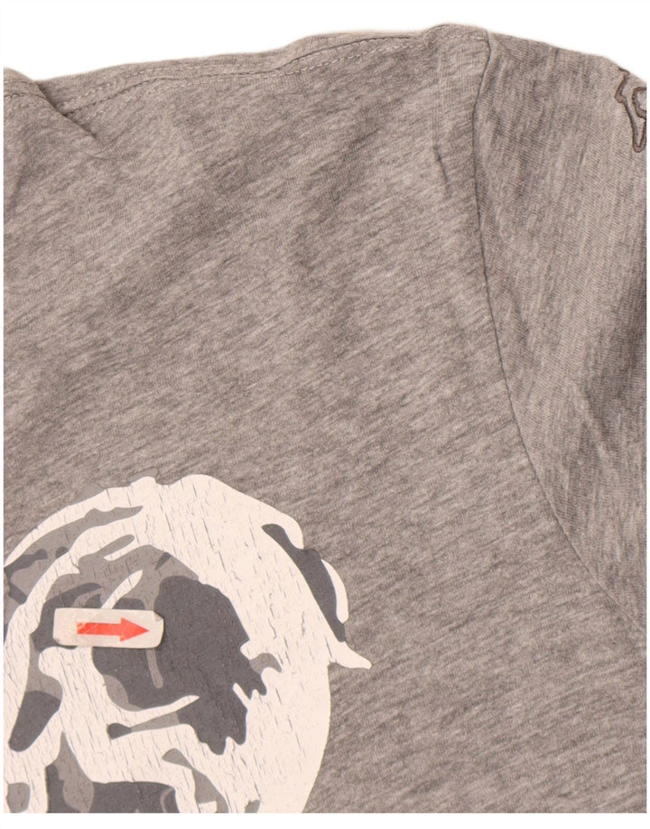 Kappa Mens Graphic T-Shirt Top Large Grey