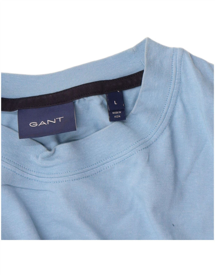 Gant Camiseta Gráfica para Hombre Top Azul Grande
