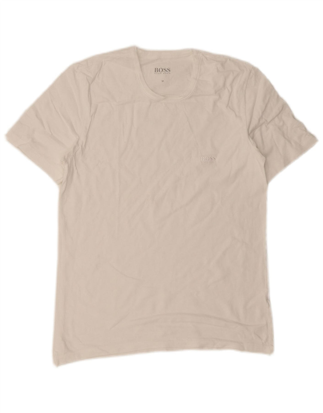 Hugo Boss Mens T-Shirt Top Medium White