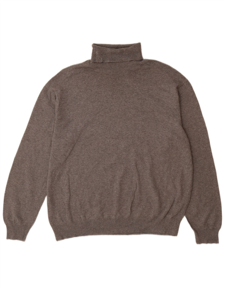 Massimo Dutti Herre rullehals sweater mellemgrå