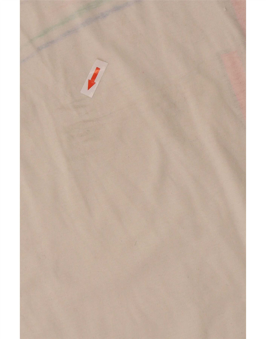 Diadora Dame Grafisk T-Shirt Top IT 42 Medium Hvid Bomuld