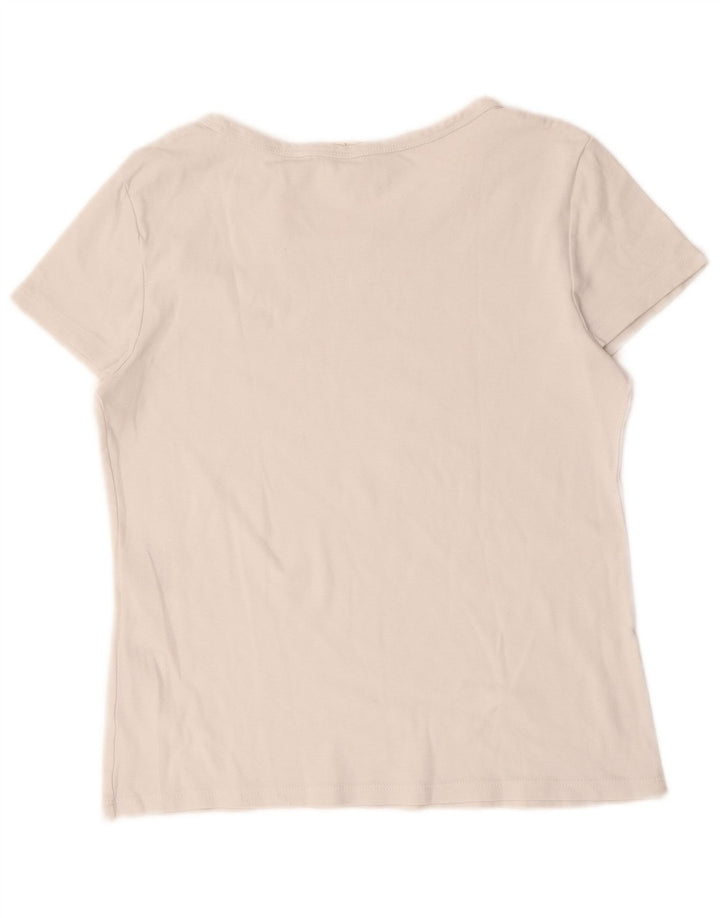 Levi's Womens T-Shirt Top UK 14 Large White Cotton