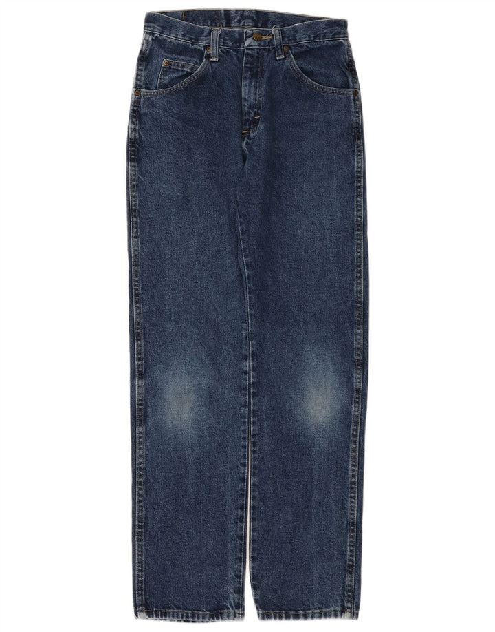 Wrangler Mens Regular Fit Straight Jeans W29 L32 Blue Cotton