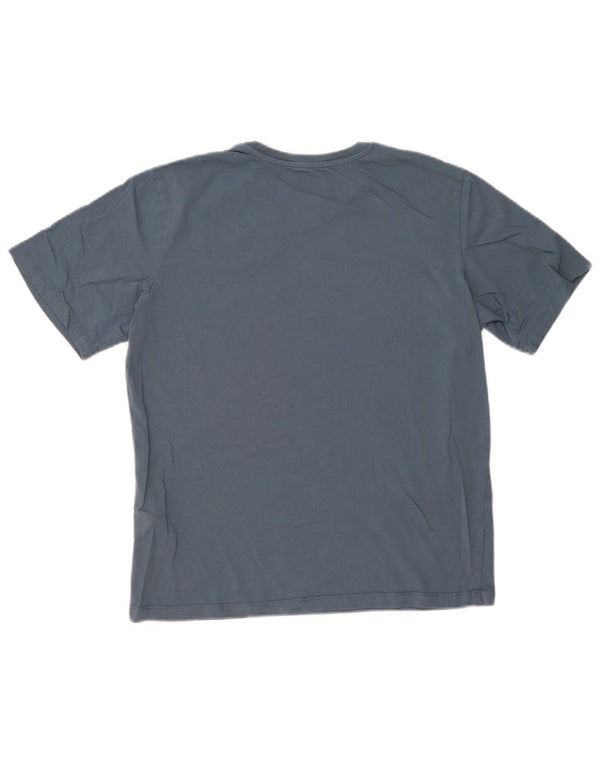 Camiseta masculina Jack & Jones Top médio algodão azul