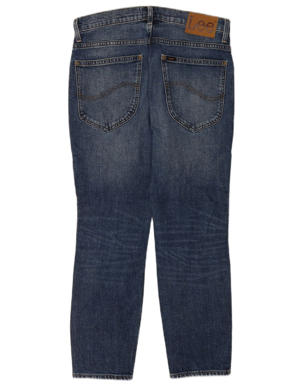Lee Mens Rider Calça Jeans W31 L25 Azul Algodão