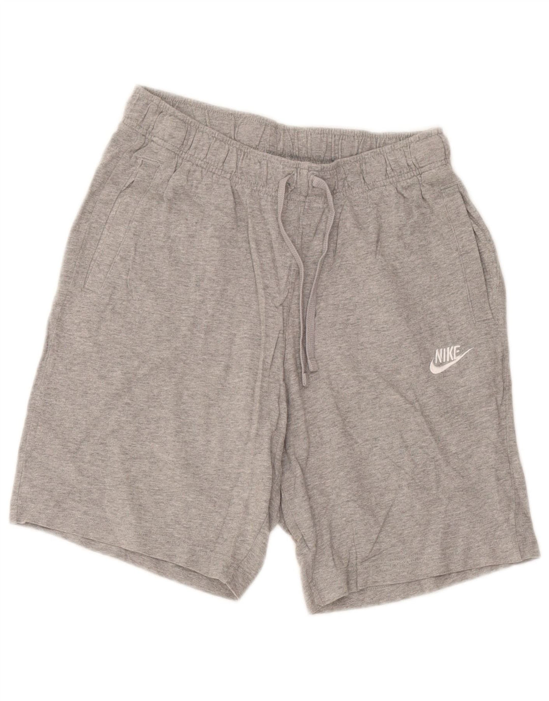 Pantaloncini sportivi Nike da uomo piccoli in cotone chiazzato grigio