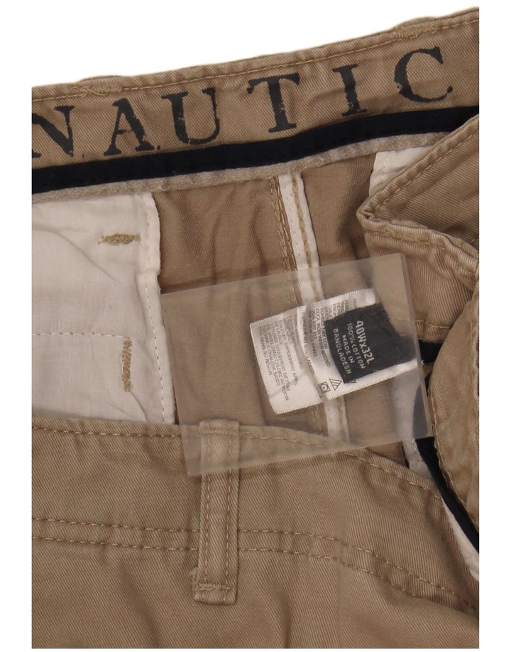Calça cargo reta masculina NAUTICA W40 L32 algodão cinza