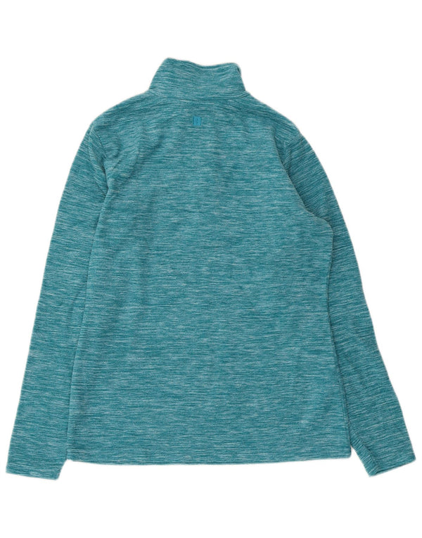 Mountain Warehouse Dame lynlås-hals Fleece Jumper UK 10 Small Blue Flecked
