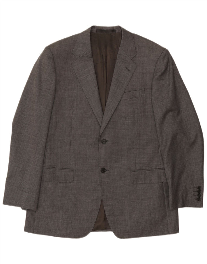 Marks & Spencer Veste blazer à 2 boutons pour homme UK 42 Grande laine grise