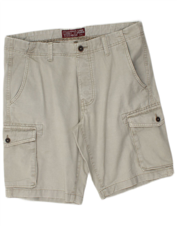 Pantaloncini cargo da uomo OVS IT 48 Medium W33 Cotone grigio