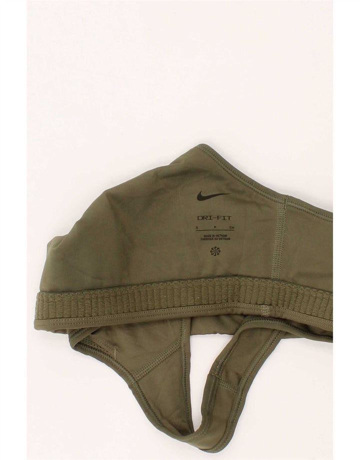 Nike Womens Sport Bra Top Small Khaki Sports