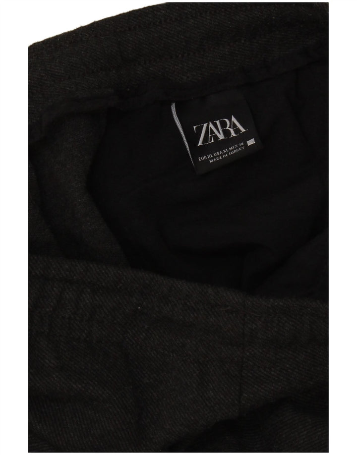 Zara Mens Tracksuit Trousers XL  Grey