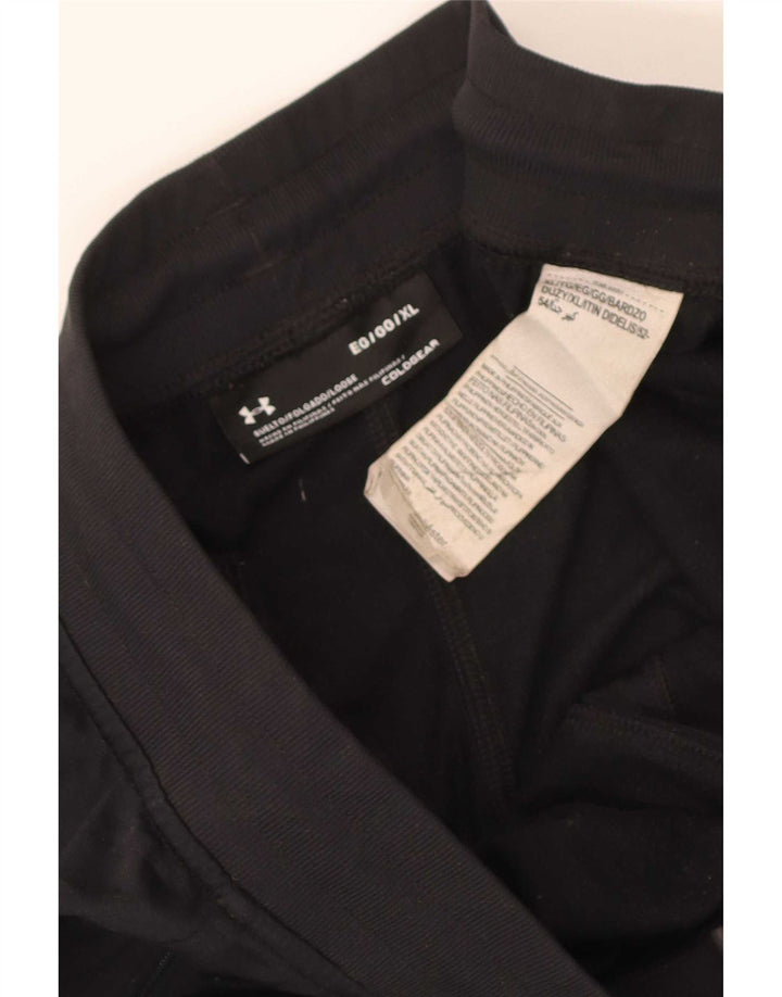 Under Armour Mens Tracksuit Trousers Joggers XL Black Polyester