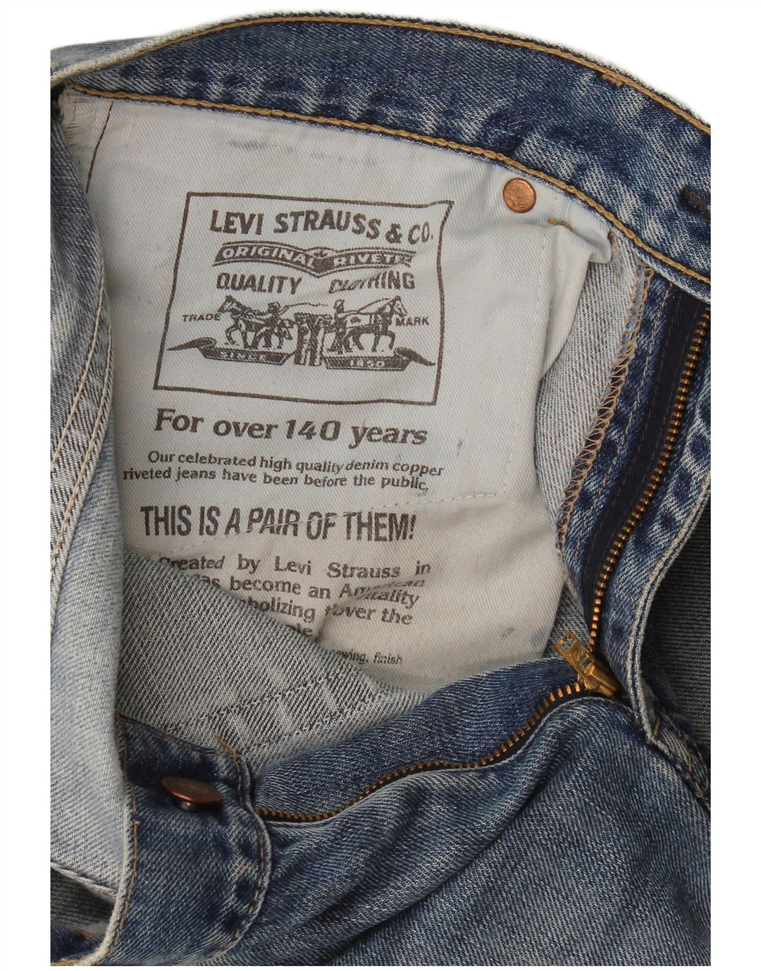 Levi's Denim Shorts til mænd W30 Medium Blue