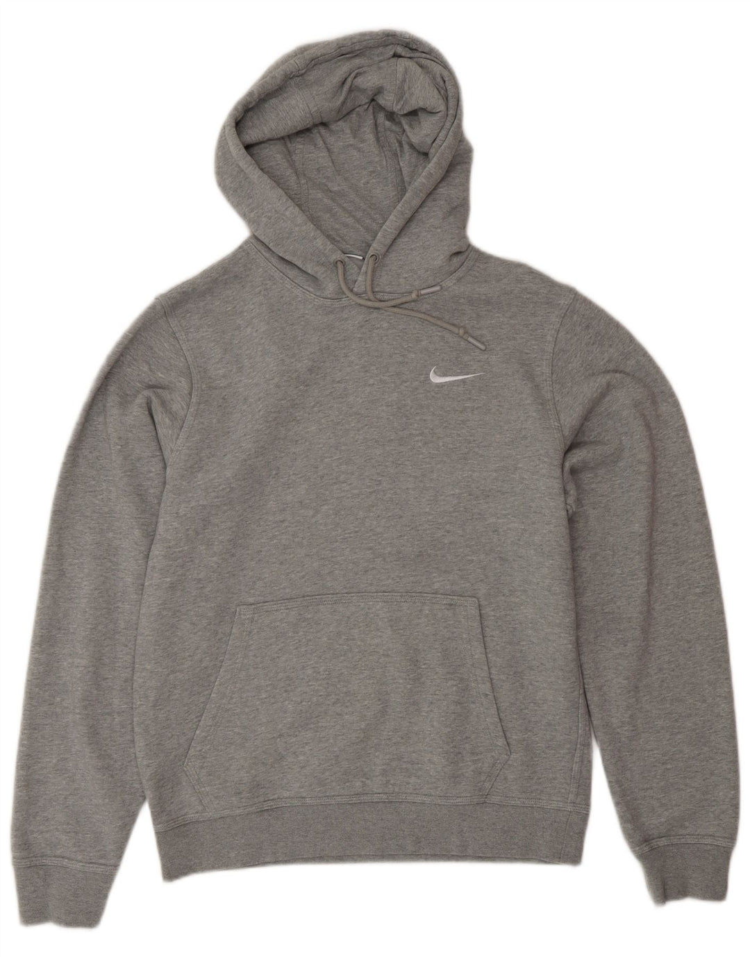 Nike Mens Hoodie Jumper Small Grey Flecked Cotton