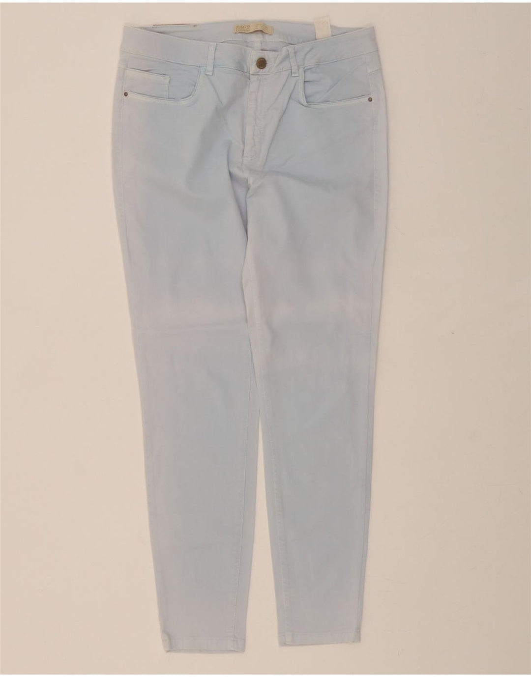 ZARA Womens Slim Jeans EU 42 Large W32 L30 Blue Cotton Vintage Zara and Second-Hand Zara from Messina Hembry 