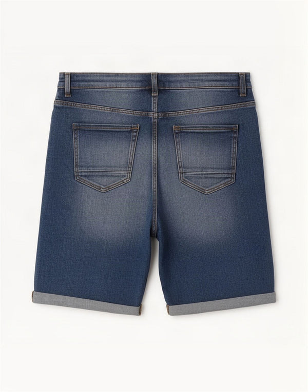 Pantaloncini di jeans da donna Marks & Spencer UK 16 Large W34 Cotone blu