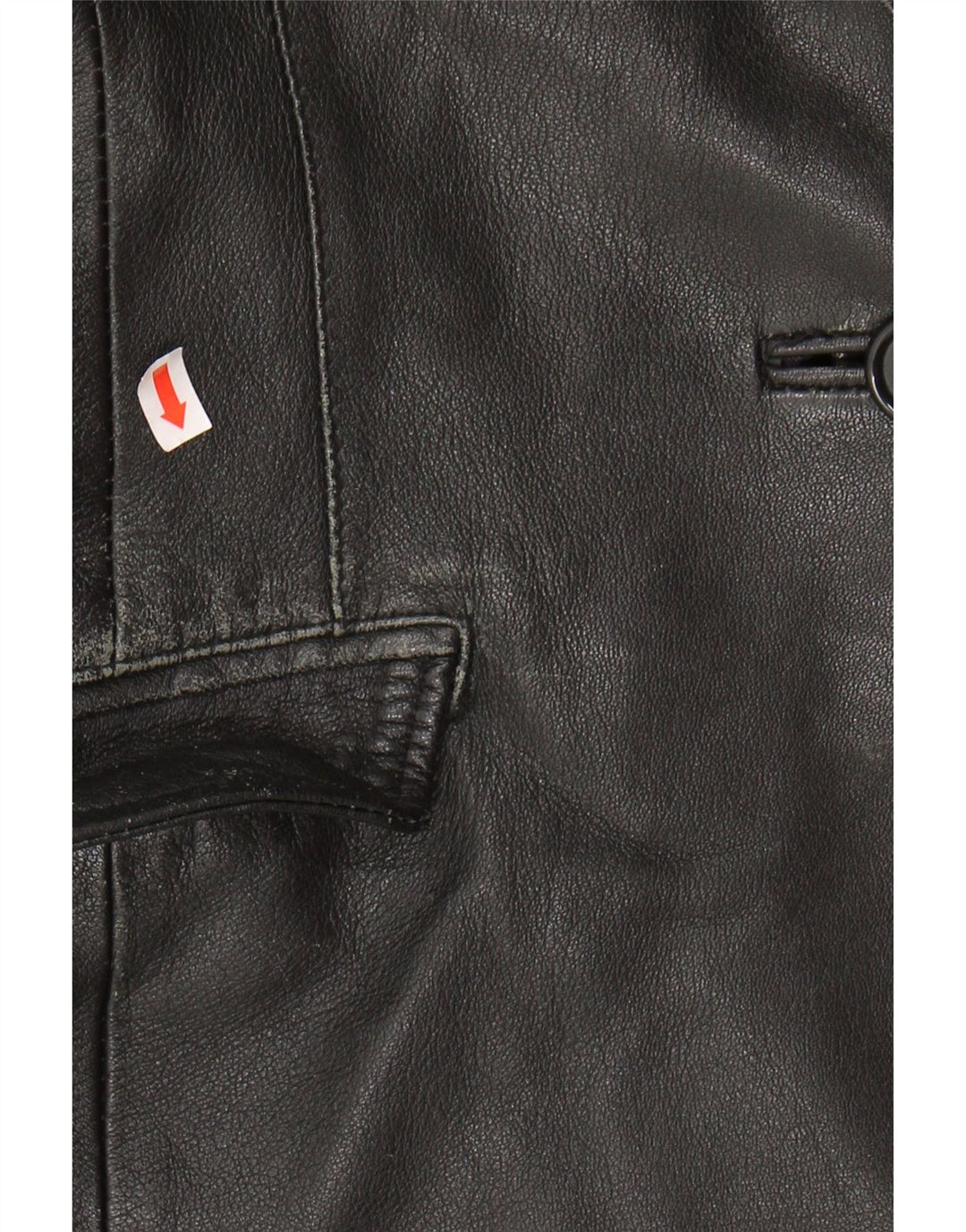 PARAGON Womens Leather Jacket UK 14 Medium Black Leather