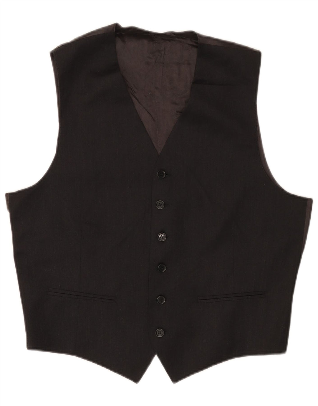 Vintage Mens Waistcoat Medium Grey