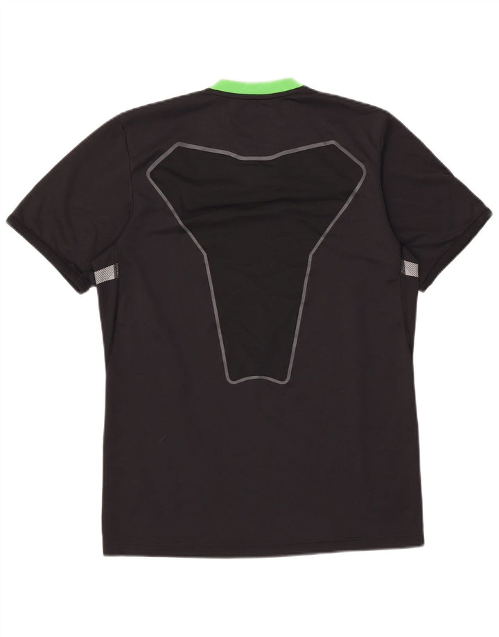 Adidas Herre Climacool T-Shirt Top Lille Sort Colourblock