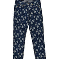 J. CREW Womens Graphic Crop Slim Jeans W25 L25 Blue Floral Cotton | Vintage J. Crew | Thrift | Second-Hand J. Crew | Used Clothing | Messina Hembry 