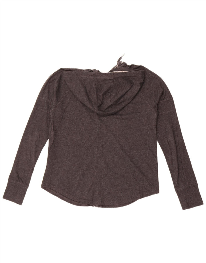 Under Armour Damen Zip Hoodie Pullover UK 10 Small Grau