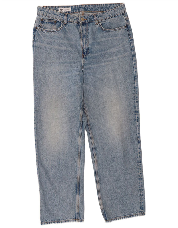 Zara Womens Straight Jeans EU 46 XL W36 L29 Blue