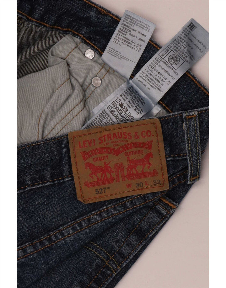 Мужские джинсы Levi's 527 Bootcut W30 L29 синие, хлопок