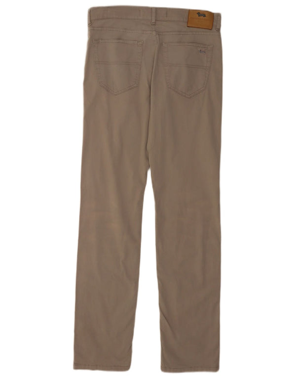 Harmont & Blaine Mens Slim Casual Trousers IT 48 Medium W32 L33 Grey Cotton