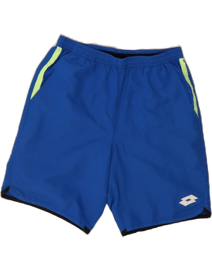 LOTTO Mens Sport Shorts Small  Blue Vintage Lotto and Second-Hand Lotto from Messina Hembry 