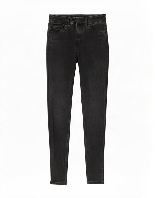 Marks & Spencer Womens The Ivy Skinny Jeans UK 8 Small W26 L27 Black Cotton