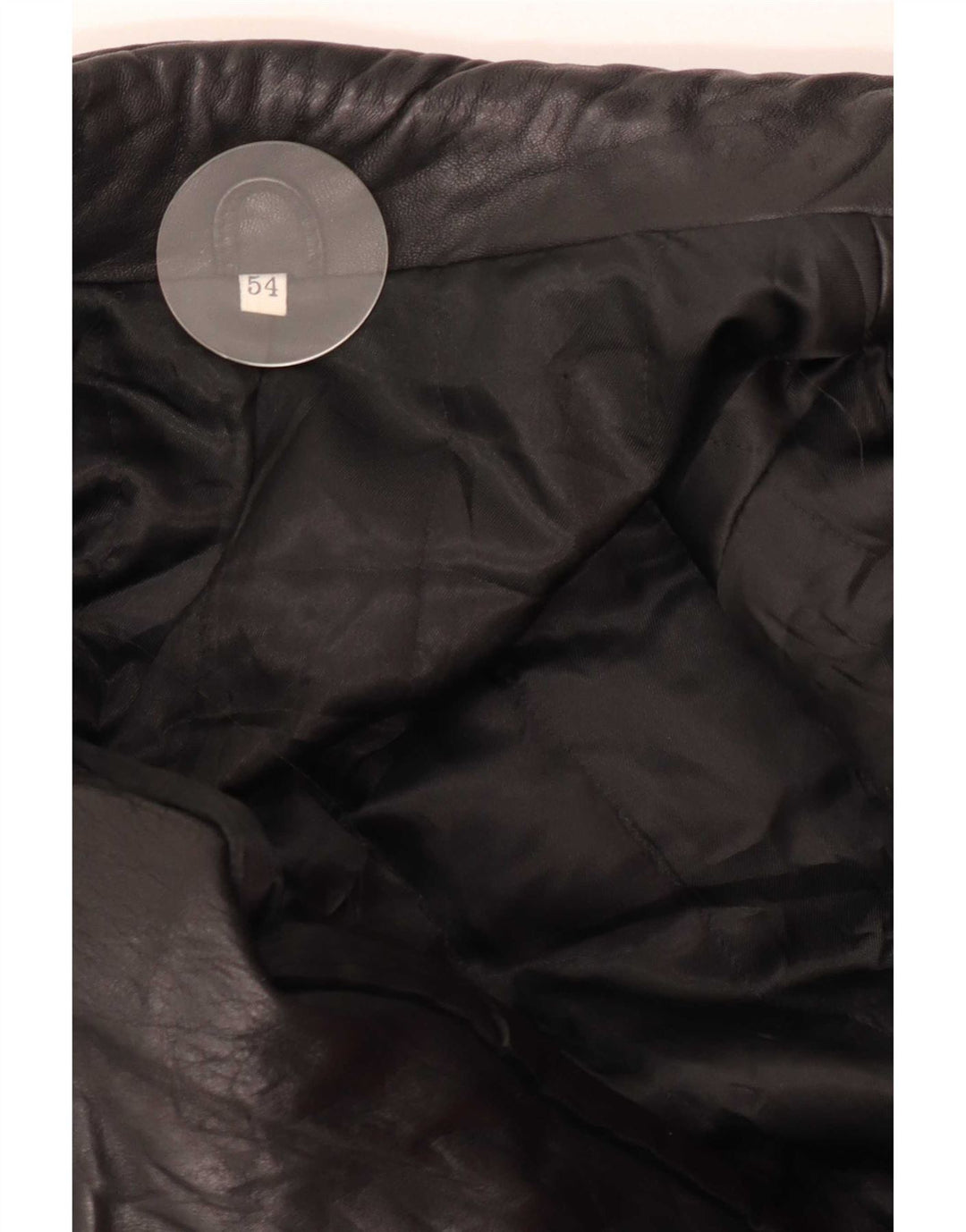 Vintage męska kurtka skórzana IT 54 2XL czarna