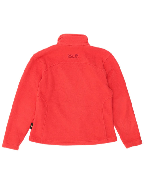 Jack Wolfskin Womens Fleece Jacket UK 12 Medium Pink