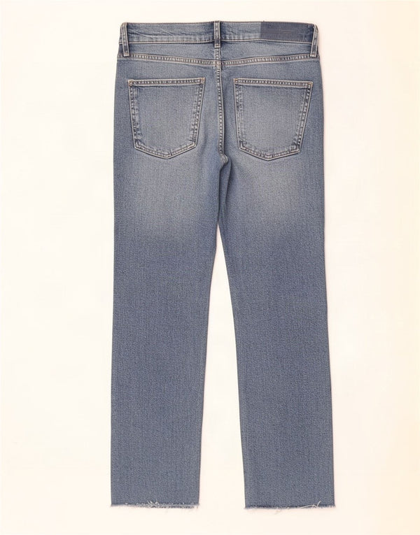 Женские прямые джинсы Zara EU 36 XS W26 L26, синий хлопок