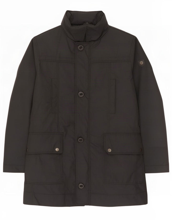 Casaco acolchoado masculino Zara UK 40 grande preto
