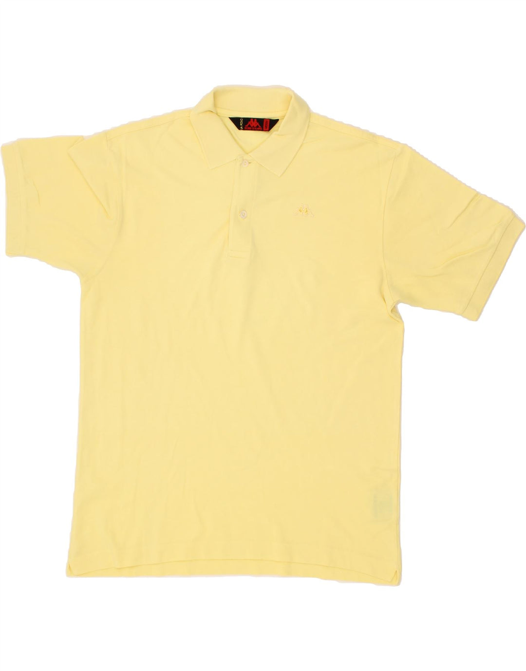 KAPPA Mens Polo Shirt Medium Yellow Cotton Vintage Kappa and Second-Hand Kappa from Messina Hembry 
