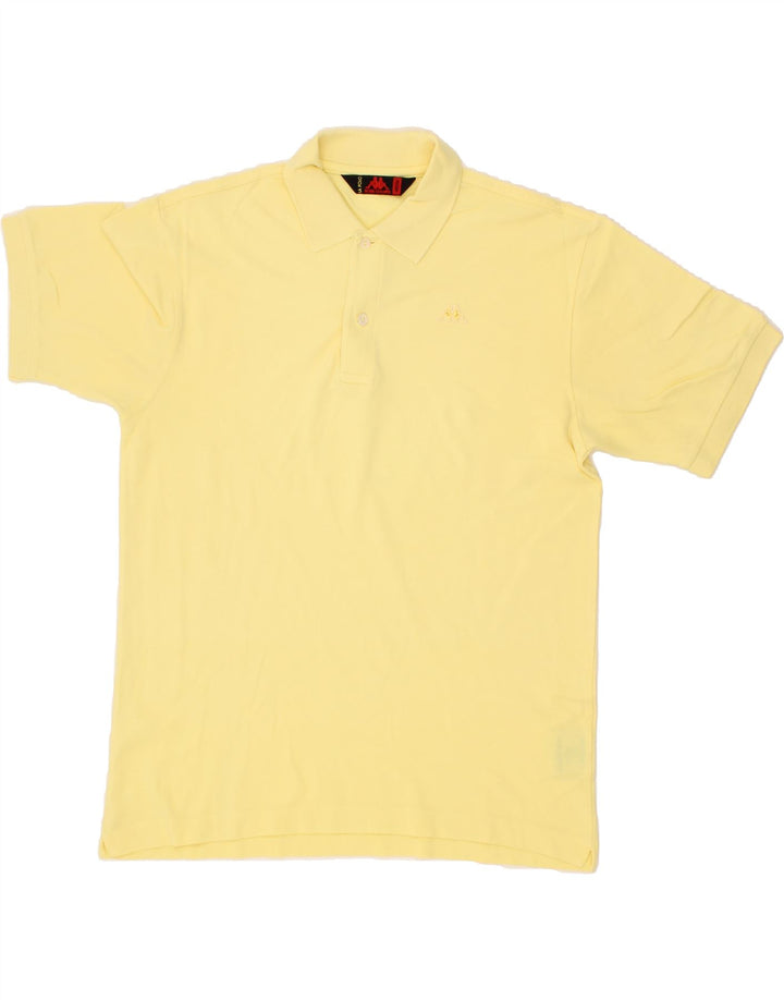 KAPPA Mens Polo Shirt Medium Yellow Cotton Vintage Kappa and Second-Hand Kappa from Messina Hembry 