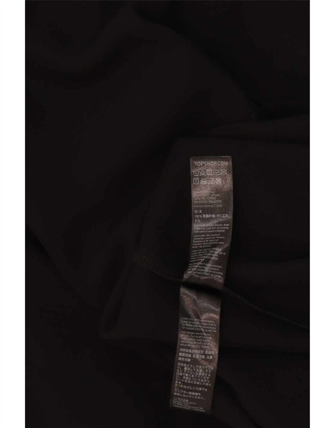 Topshop Chaqueta tipo blazer abierta para mujer UK 8 Small Poliéster negro
