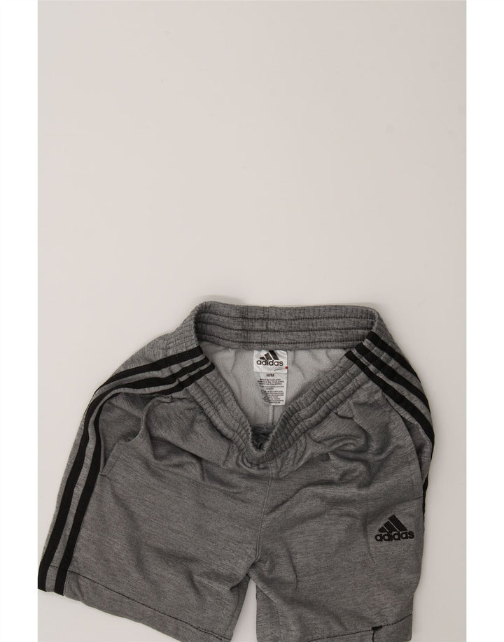 ADIDAS Boys Sport Shorts 9-10 Years Medium Grey Cotton Vintage Adidas and Second-Hand Adidas from Messina Hembry 