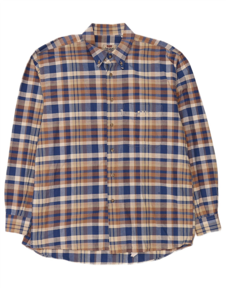Levi's Chemise XL Homme Bleu Carreaux