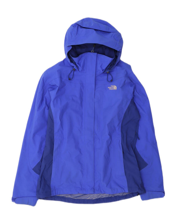 Jachetă de ploaie cu glugă The North Face pentru femei UK 14 Medium Blue Colorblock