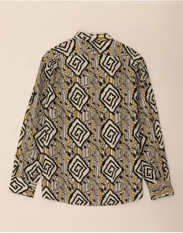 Woodin Mens Shirt Large Multicoloured Geometric