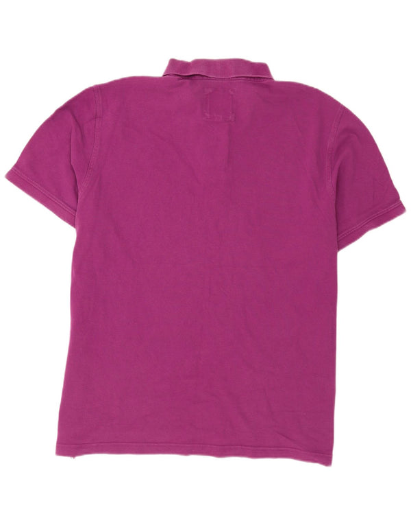 Crew Clothing Herren Poloshirt 2XL Lila Baumwolle