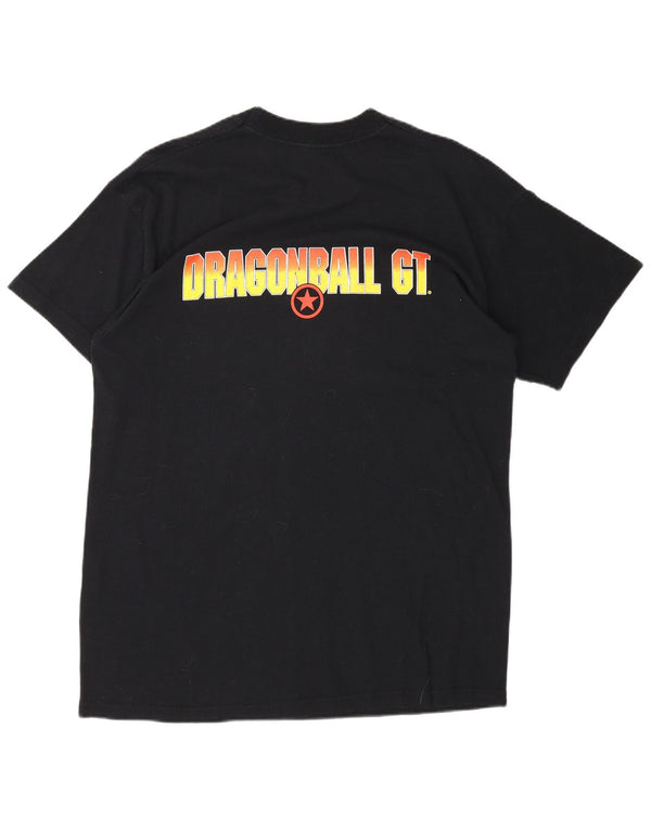 Vintage Herre Dragon Ball GT 1997 Grafisk T-Shirt Top Medium Sort