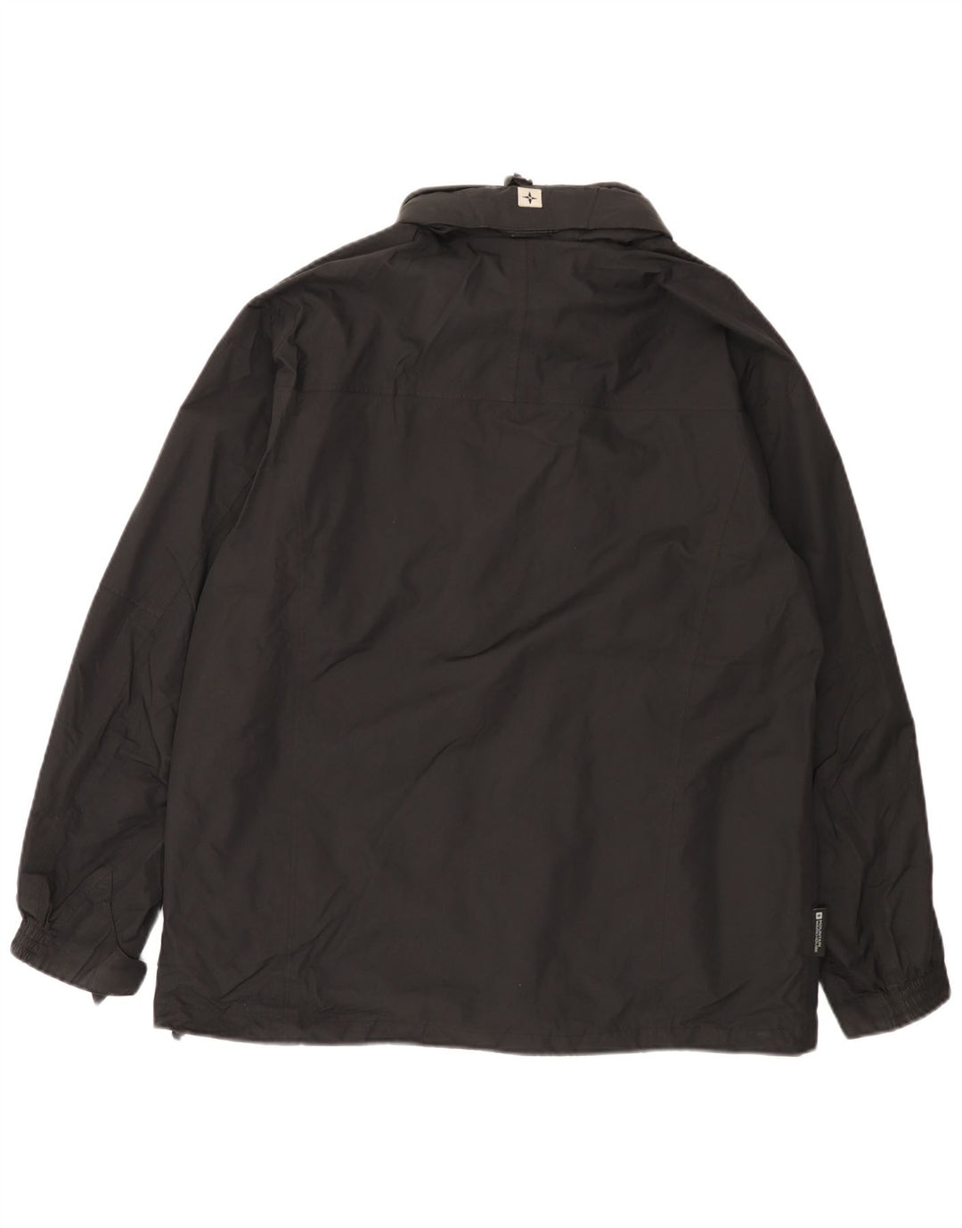 Giacca antipioggia da uomo con cappuccio Mountain Warehouse UK 38 nylon nero medio